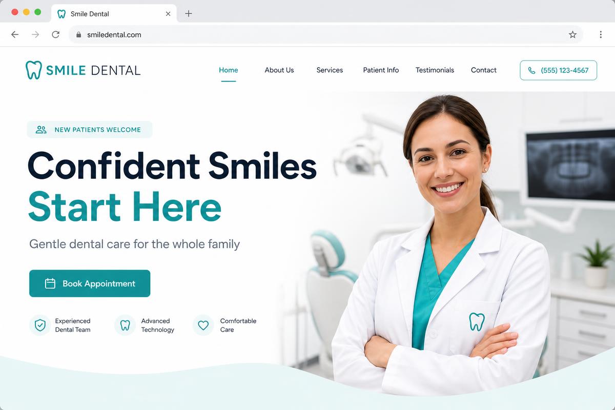 Dental clinic website